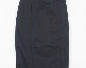 Dolce & Gabbana figure-hugging mini skirt in dark blue, W25