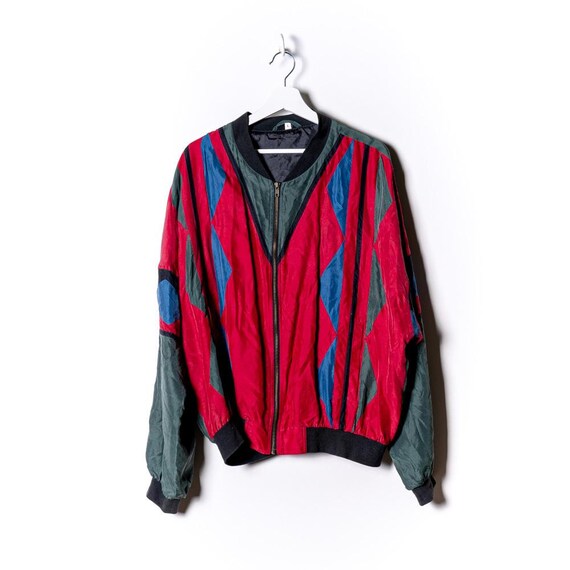 Silk bomber jacket