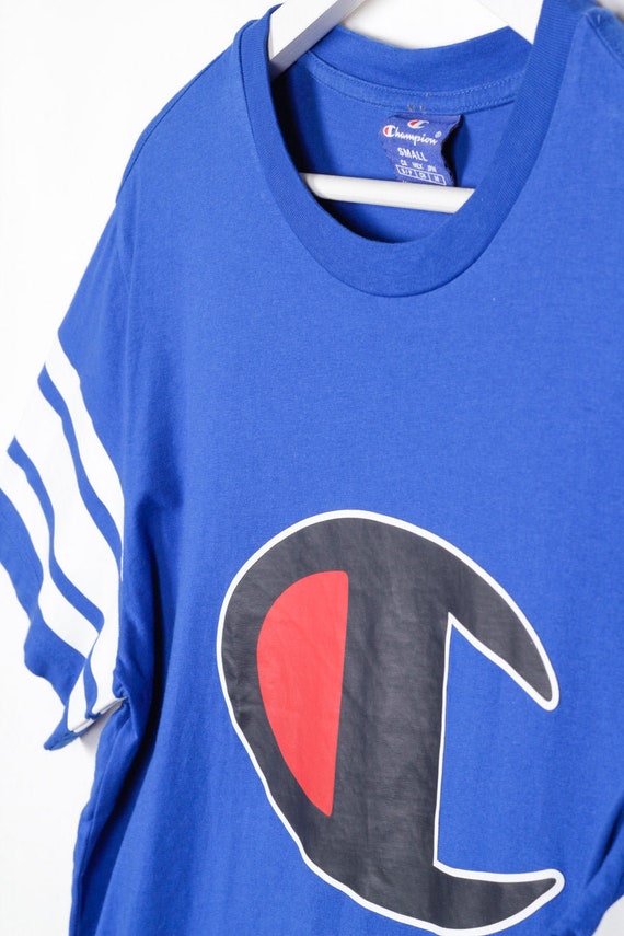 Champion T-shirt in Blue, S - Etsy