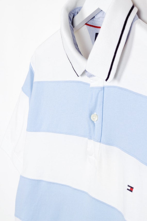 Omkleden Tien jaar Voorverkoop Tommy Hilfiger Polo Shirt in Blue L - Etsy