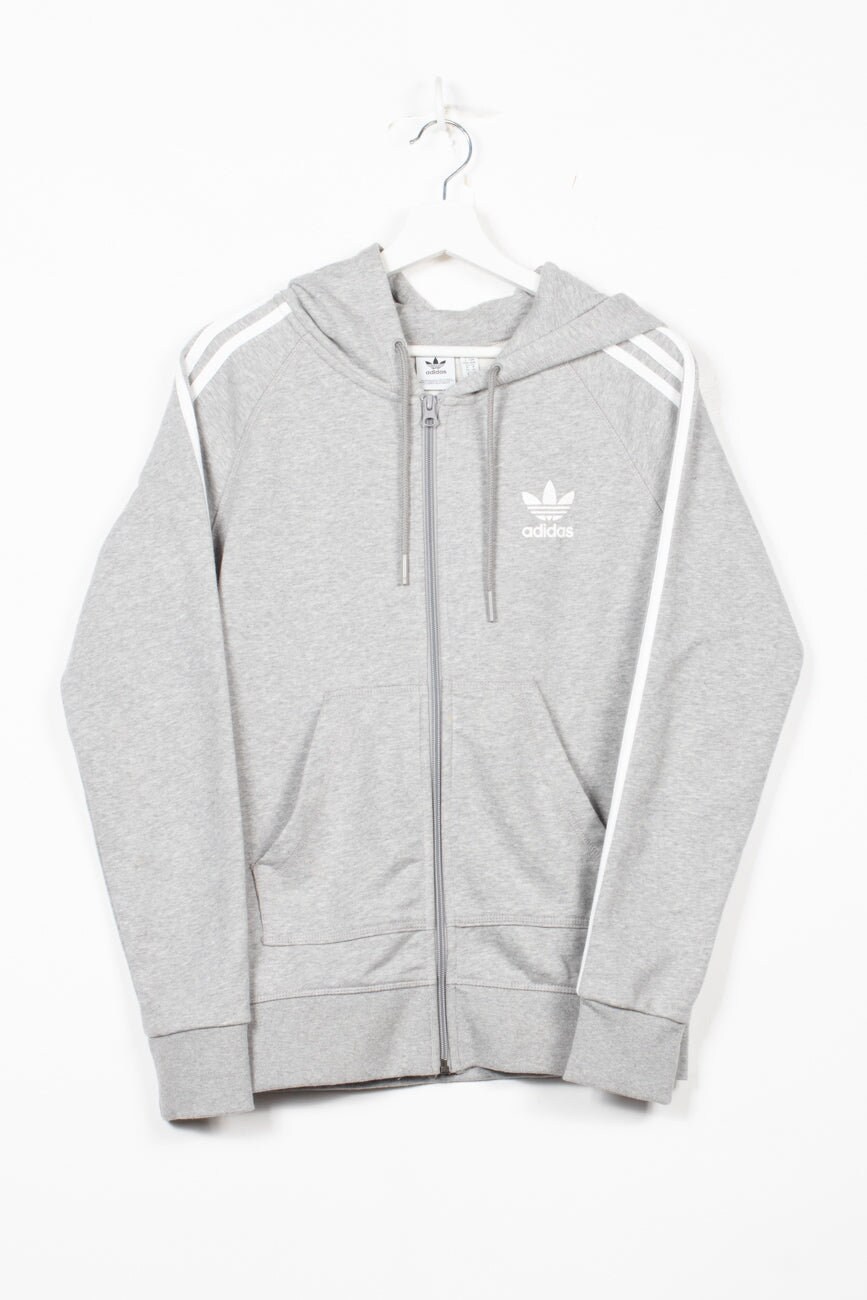 Adidas Hoodie in Gray M - Etsy