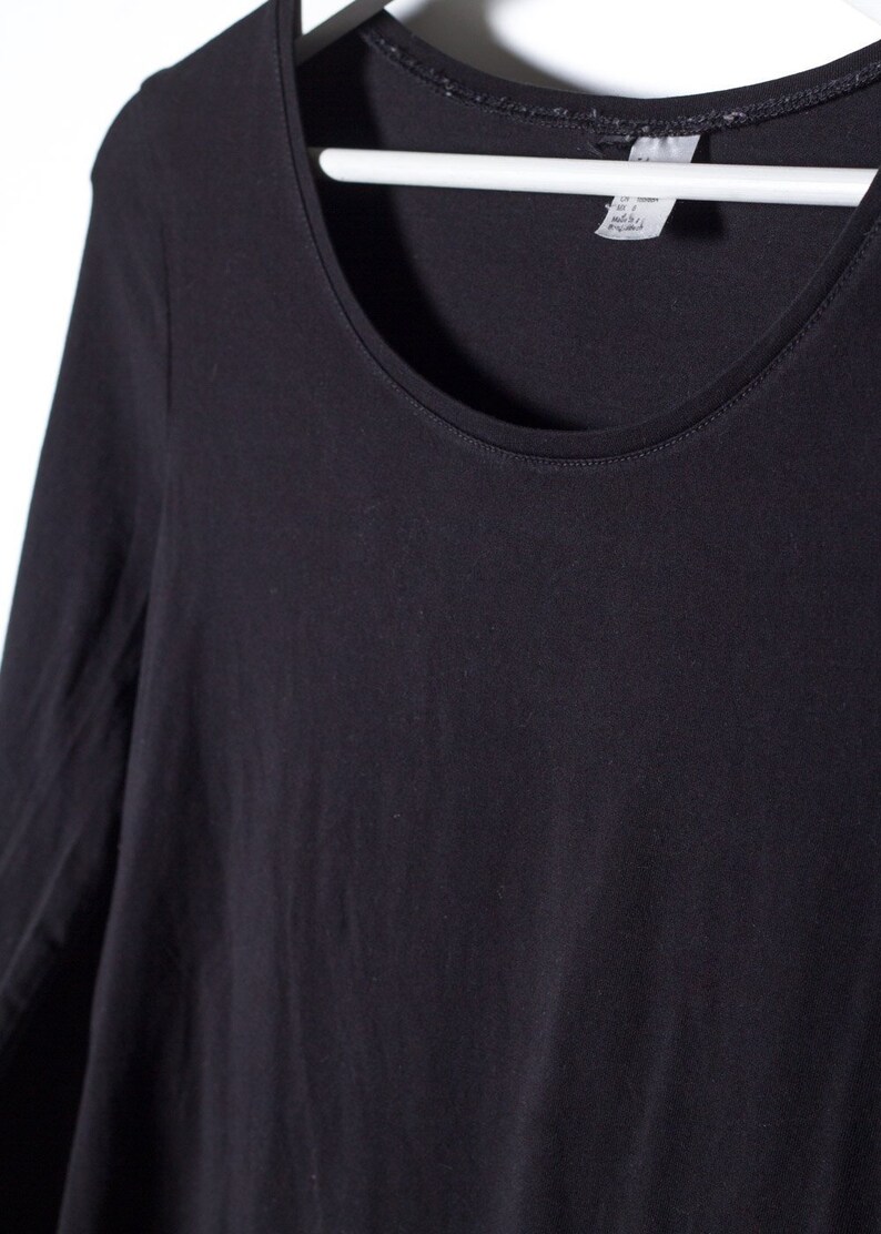 Vintage Women/'s Blouse in Black