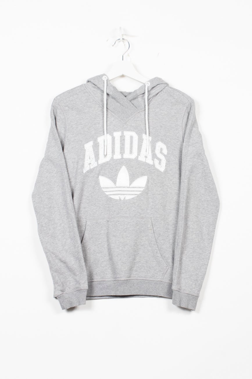 Adidas Hoodie in Grey M - Etsy | Sweatshirts