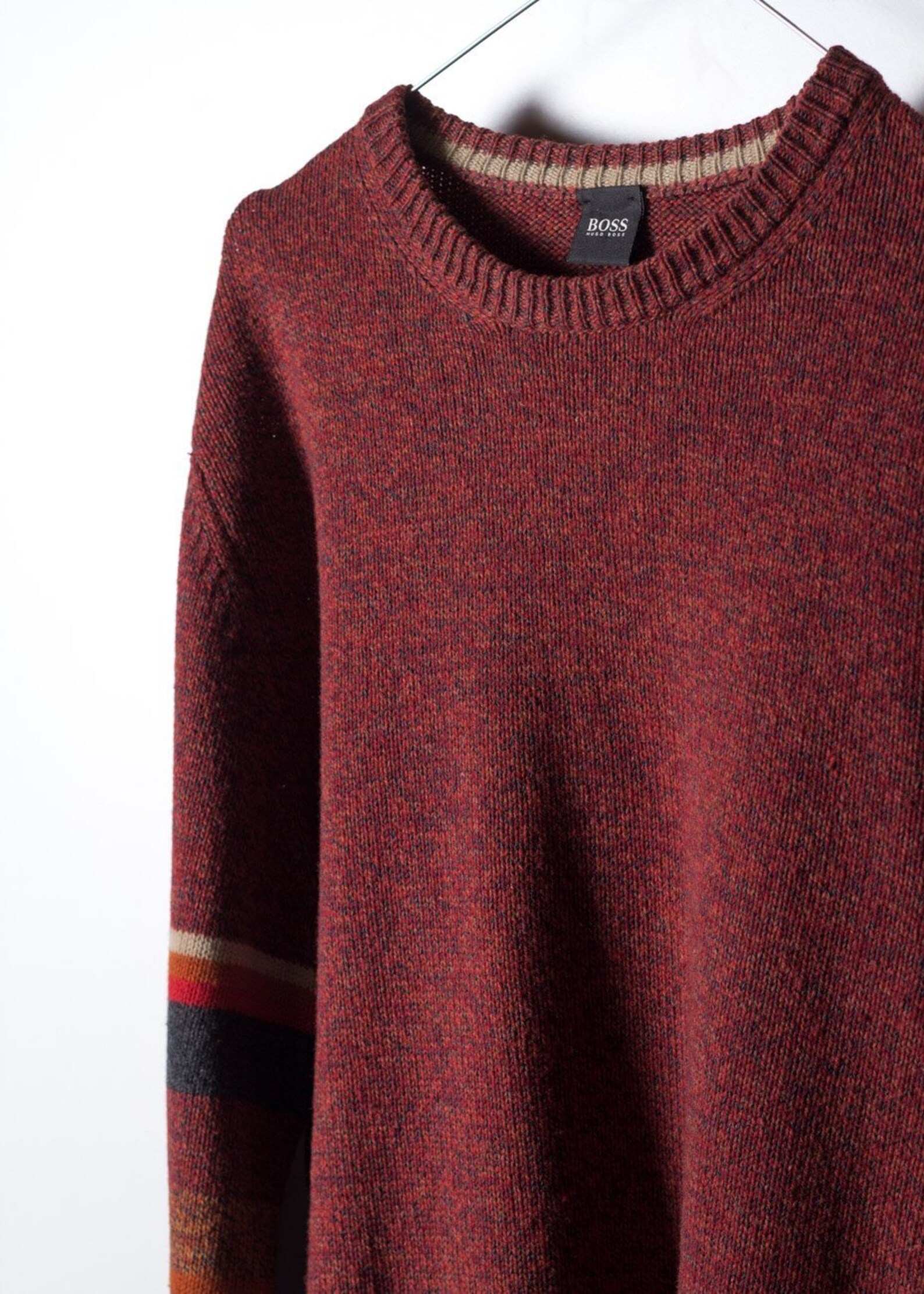 Hugo Boss Unisex Knit Sweater in Orange Etsy