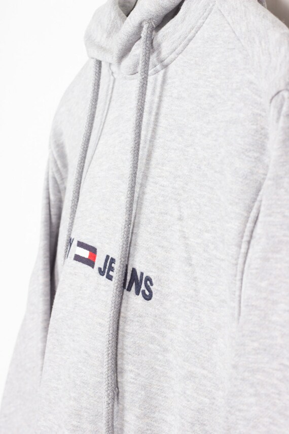 Tommy Hilfiger Hoodie in Gray L Etsy