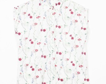 Mustang oversized blouse with floral print in colorful, S