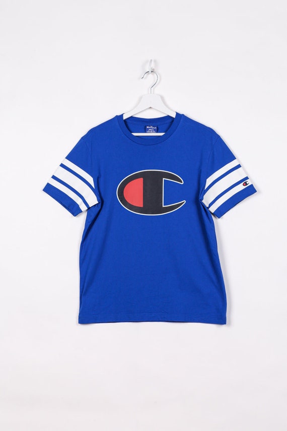 Champion T-shirt in Blue, S - Etsy