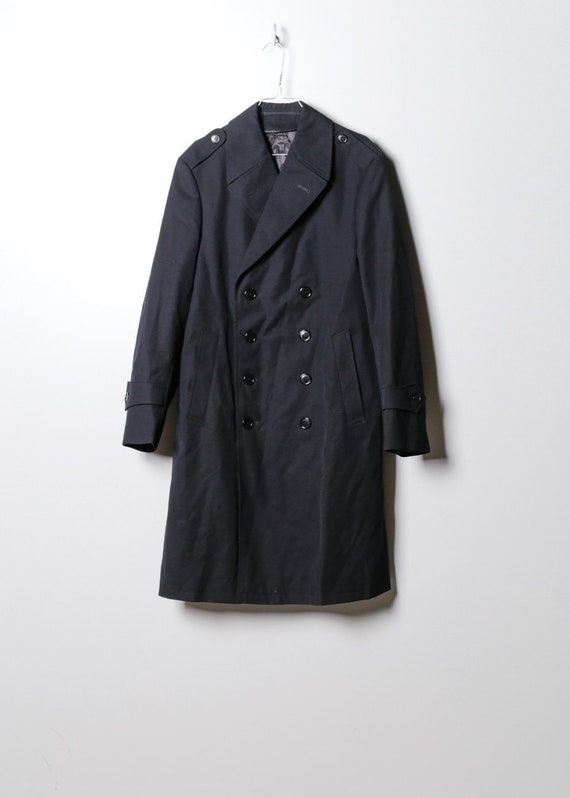 Vintage Women's Trench Coat in Black
