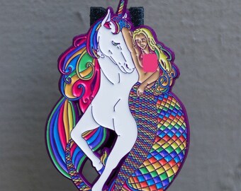 Hippocampus, Unicorn, Sea Unicorn/Kelpie and Mermaid Pin Set