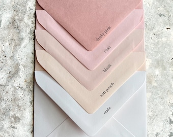 Enveloppes pour faire-part de mariage A5 et cartes "Retenez cette date", Enveloppes de luxe pour cartes A5, Enveloppes au format C5 pour faire-part A5,