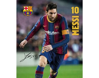 messi holding jersey poster