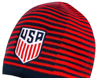usa soccer winter hat