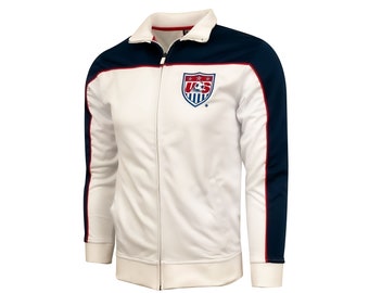US Soccer Full Zip Jacket Boy/'s USA Soccer Track Jacket Youth Sizes