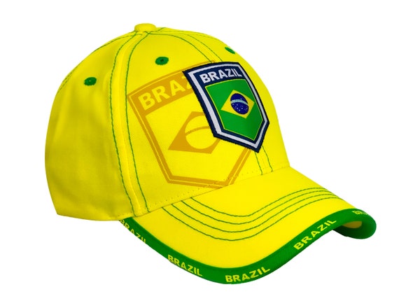 Brazil Soccer Cap Brazilian National Pride Hat Brasil | Etsy