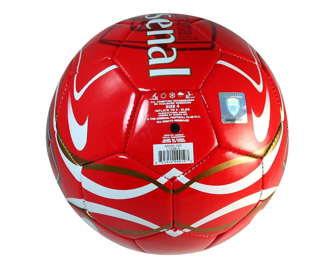 Arsenal FC Soccer Ball Size 4 Licensed Arsenal Ball 4 Etsy