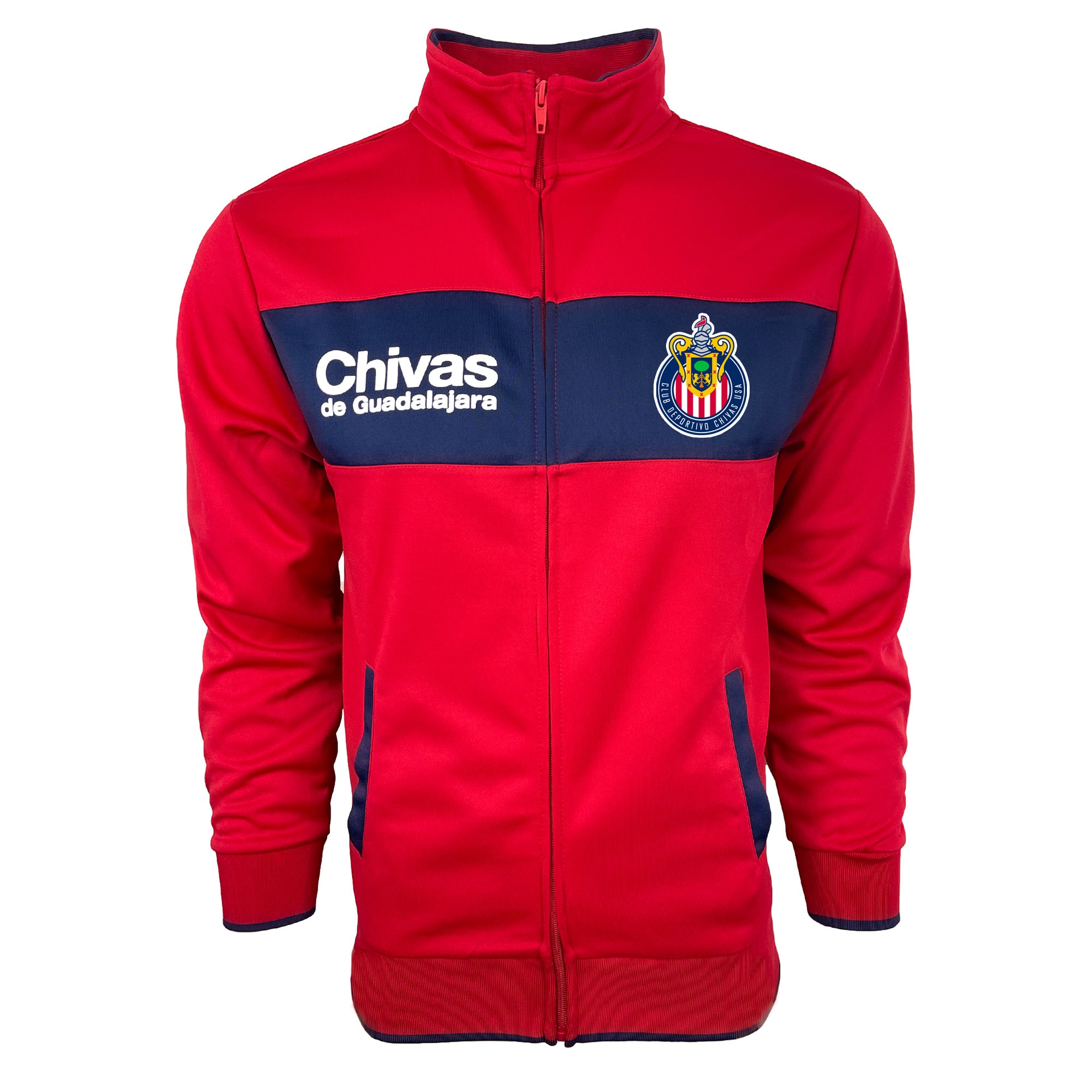 Full Zip Football Club Apparel Icon Sports Chivas De Guadalajara Track ...