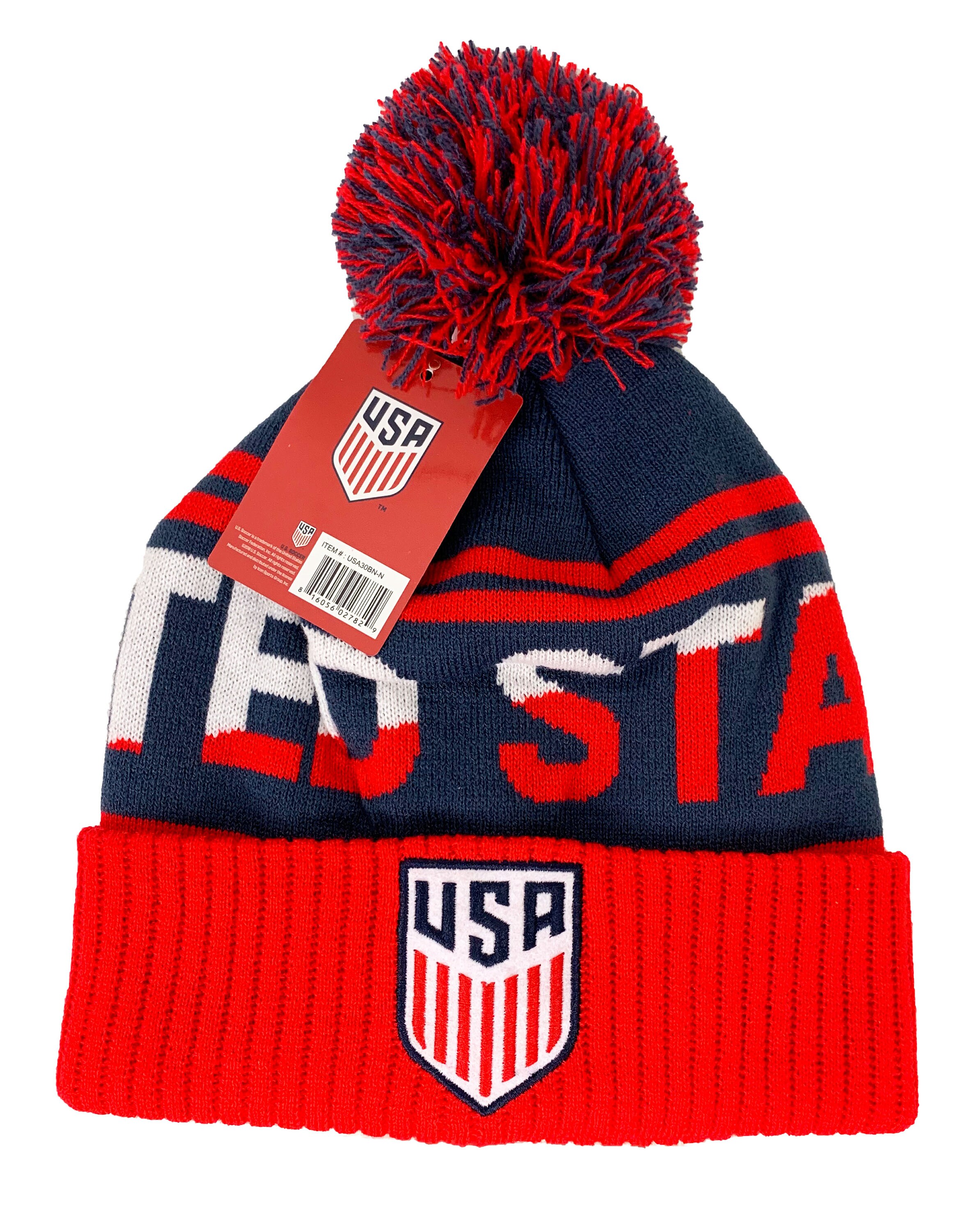 USA Soccer Beanie Licensed USA Soccer Winter Hat National Etsy