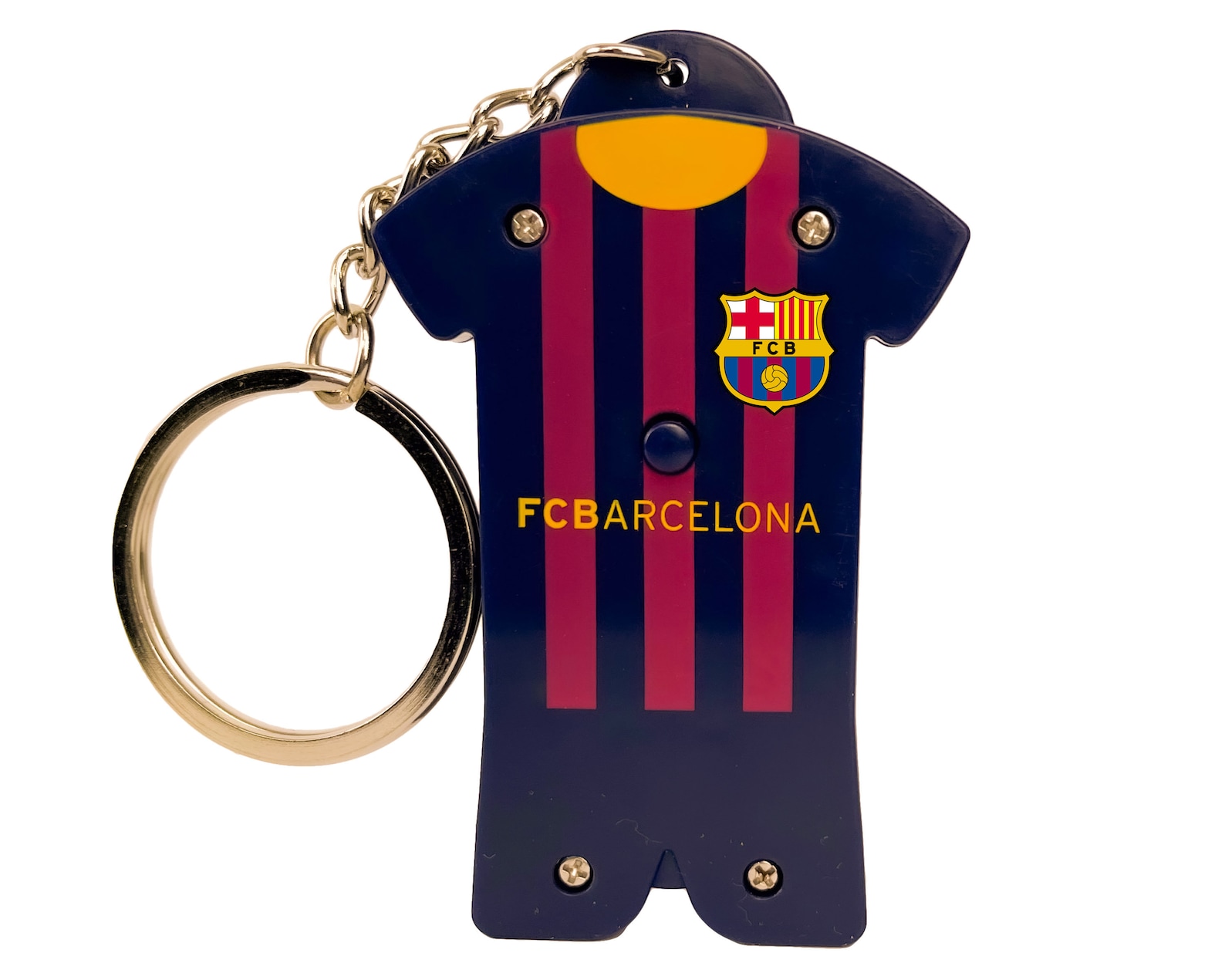Barcelona Keychain Licensed FC Barcelona Flashlight Keychain Etsy