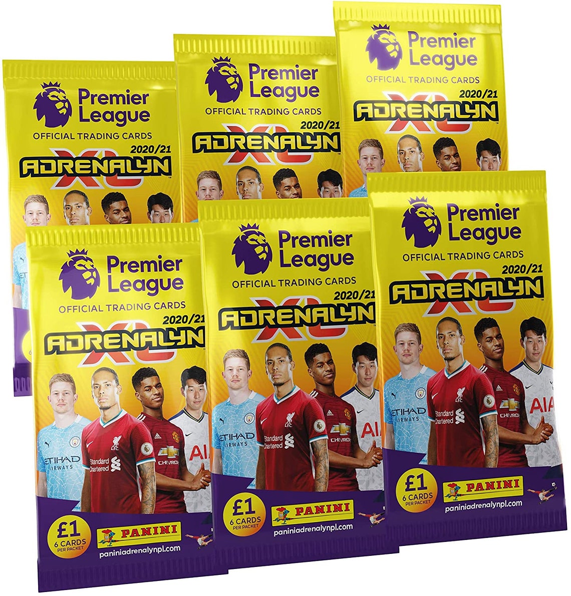 Panini Premier League Trading Cards 2020/21 Tins Adrrenalyn | Etsy