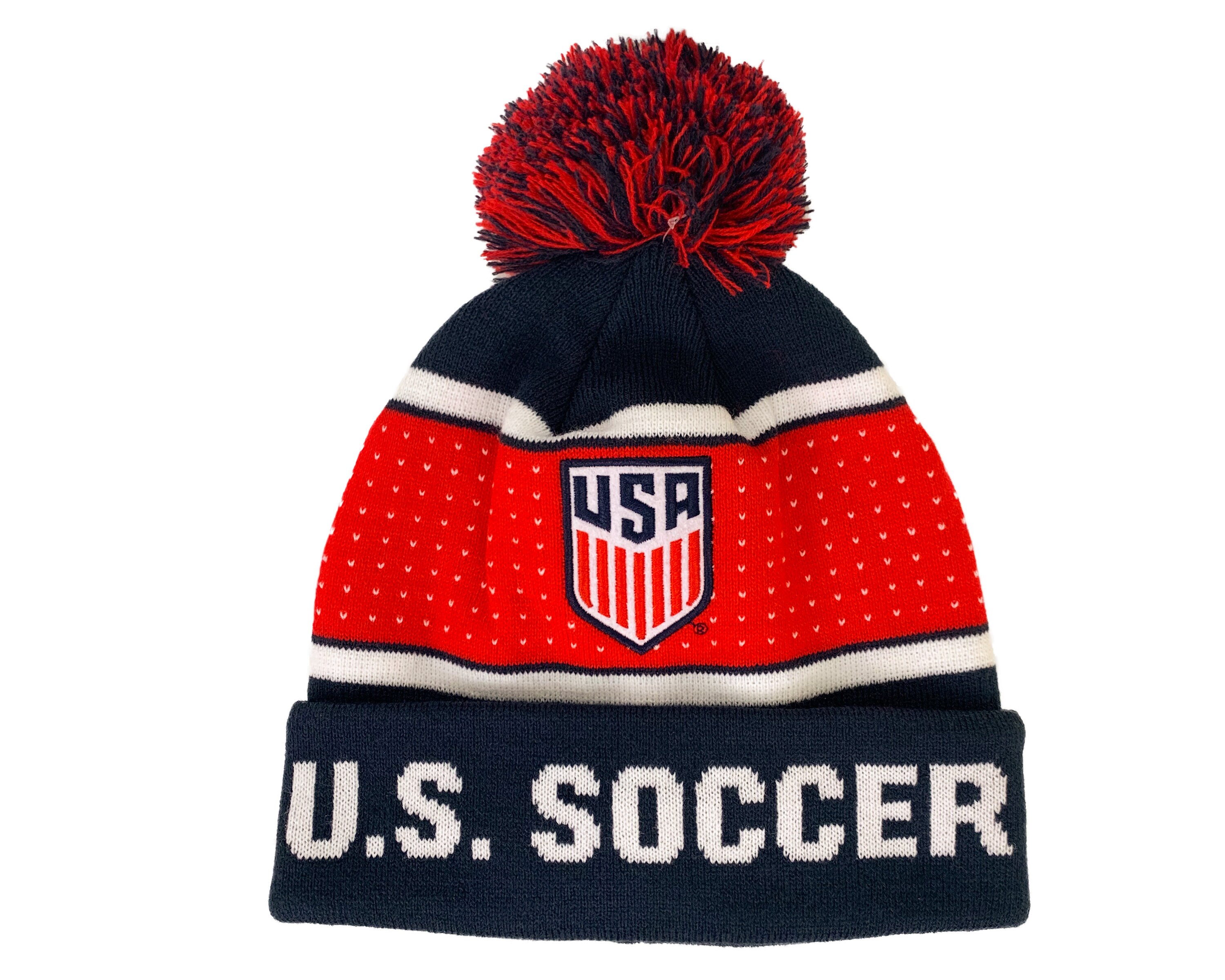 USA Soccer Beanie US Knit Skull Winter Hat Etsy