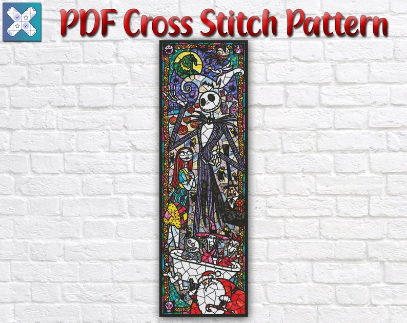 Nightmare Before Christmas Cross Stitch Pattern / Nightmare Etsy