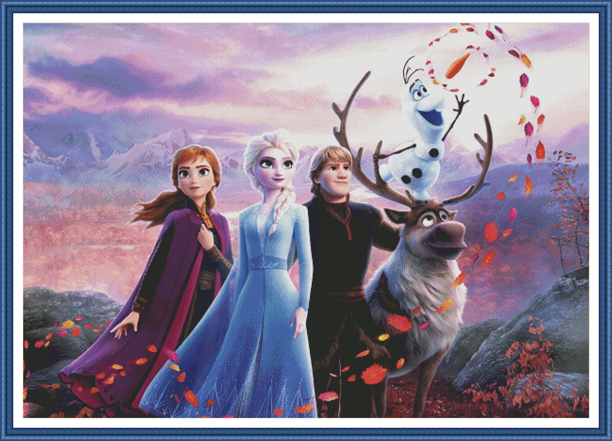 Frozen Cross Stitch Pattern / Disney Cross Stitch Chart / Elsa | Etsy