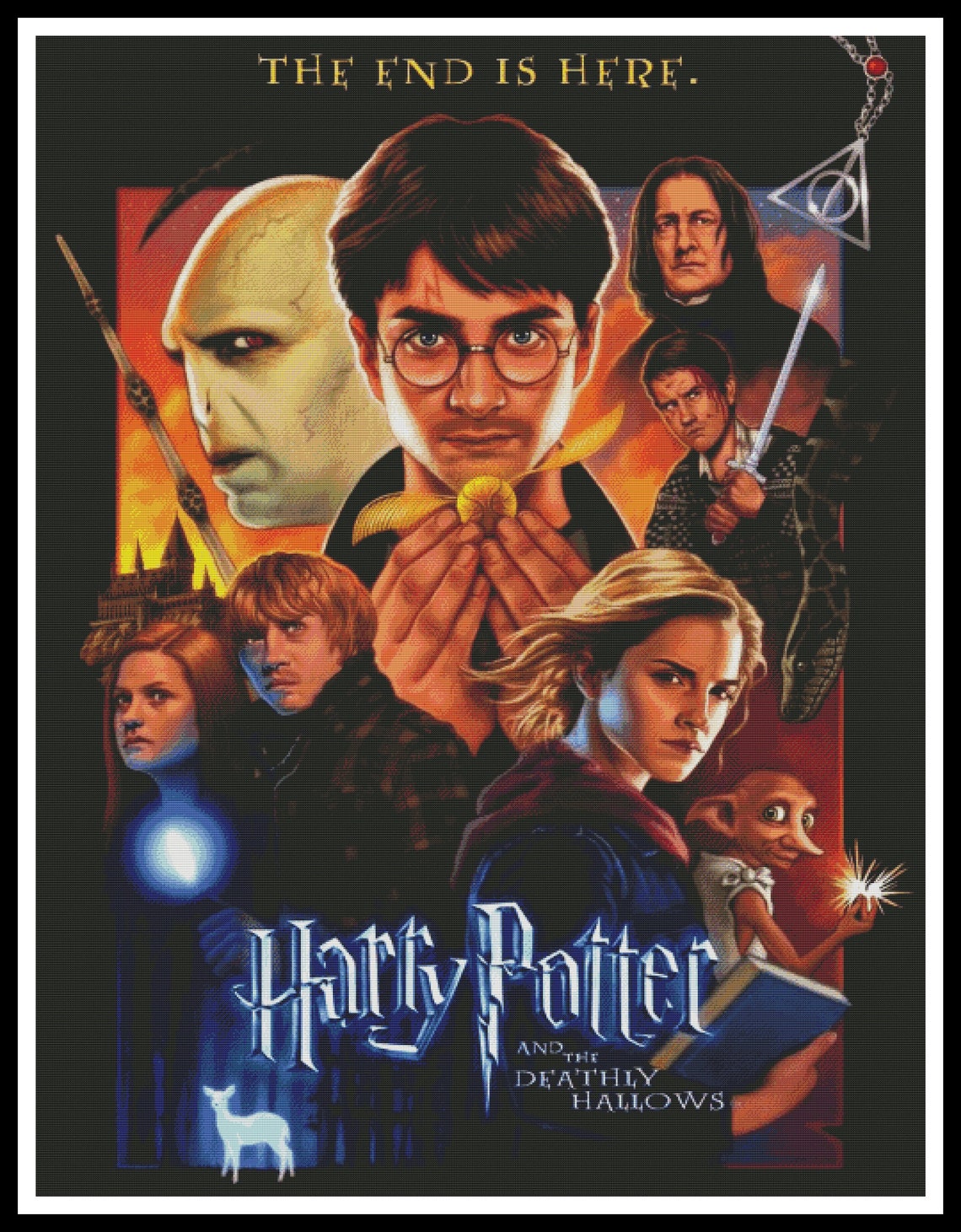 Harry Potter Cross Stitch Pattern / Harry Potter Cross Stitch | Etsy