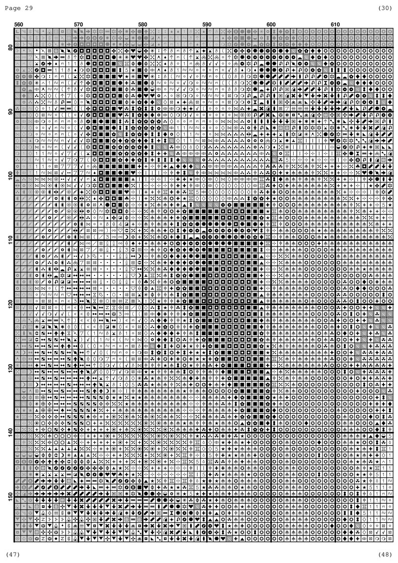 Disney Cross Stitch Pattern / Large Cross Stitch Chart / Etsy