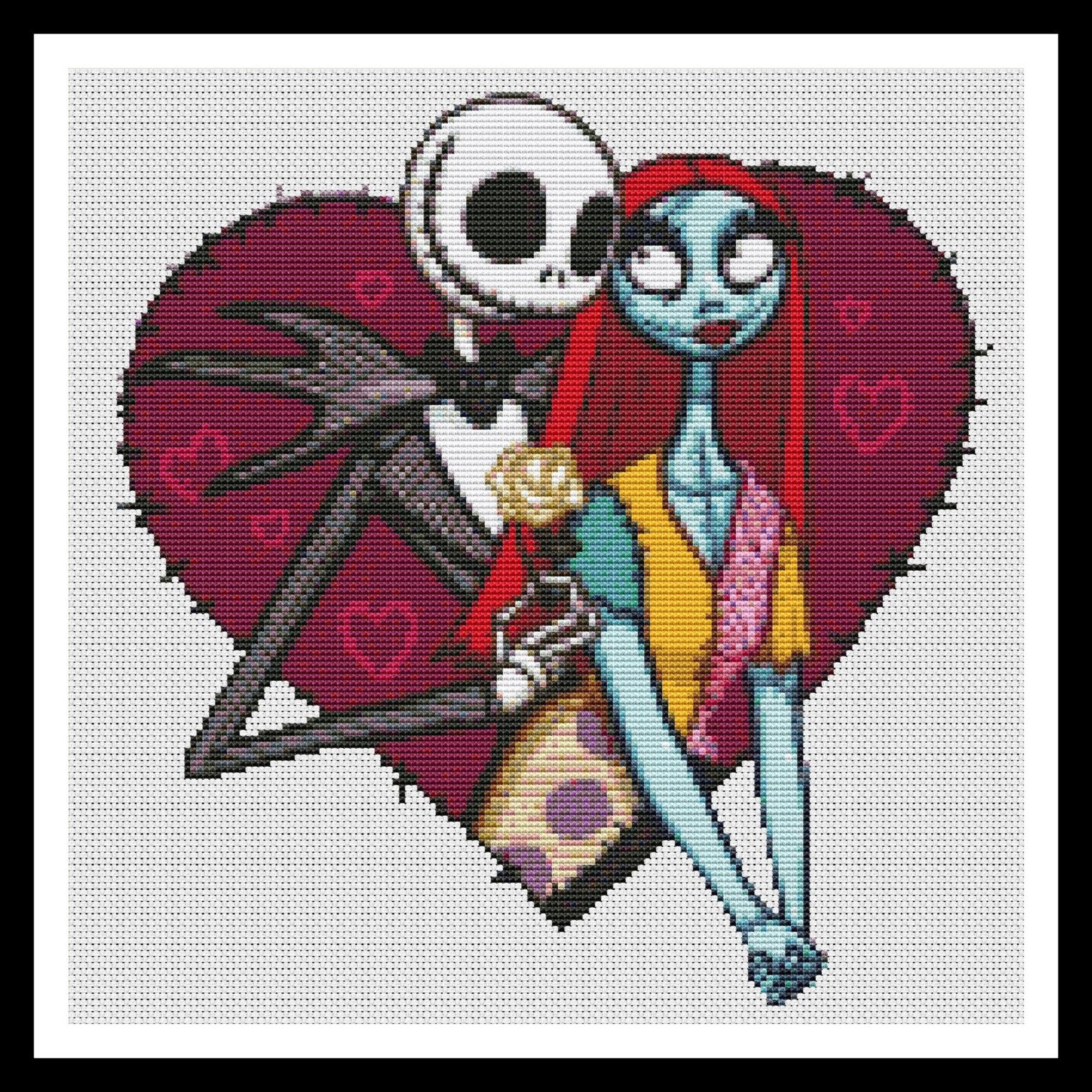 Nightmare Before Christmas Cross Stitch Pattern / Nightmare Etsy