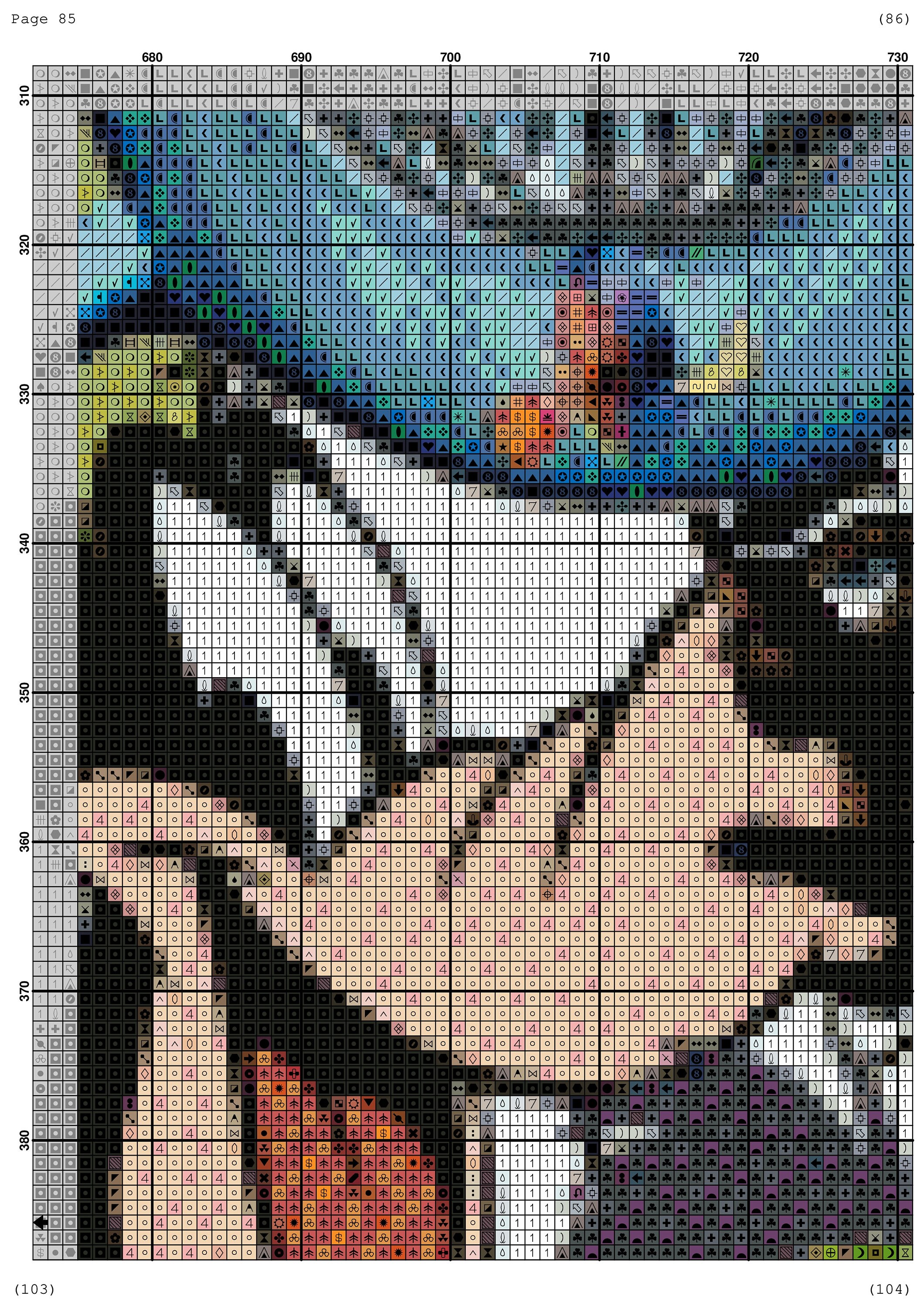 Mickey Mouse Cross Stitch Pattern / Disney Cross Stitch Chart Etsy UK