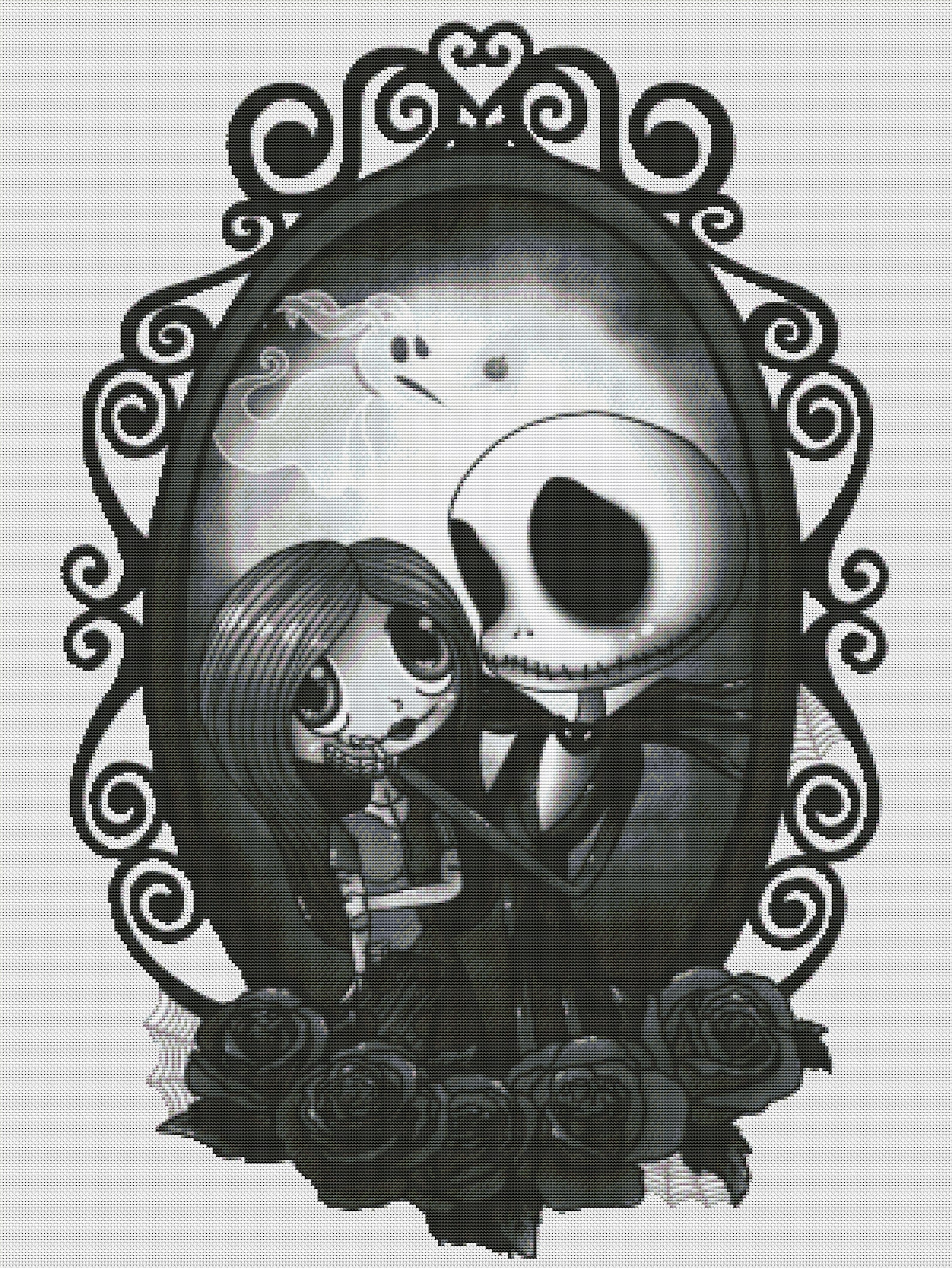 Nightmare Before Christmas Cross Stitch Pattern / Nightmare - Etsy