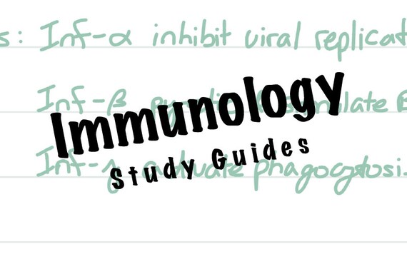 Immunology High Yield Study Guides Medical School Etsy