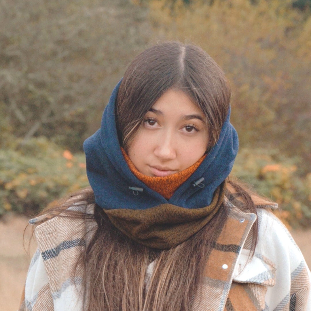 Hood Warmer, Ski Hood, Ski Mask, Snowboard Face Cover, Hooded Balaclava