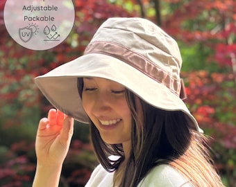 UPF50+ Packable Visor Back Easy Fit Hat Mesh-lining  | 3 Colors
