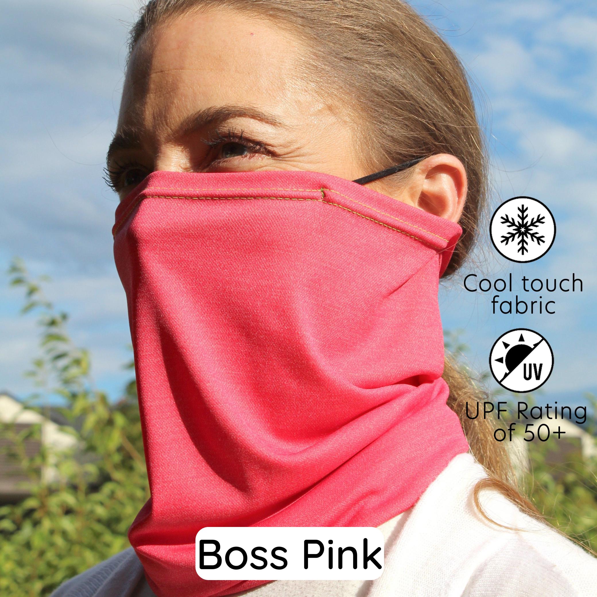 UPF50 Sun Protection Mask Full Face Sunshade Face Mask Fashion Anti-UV Neck Sca