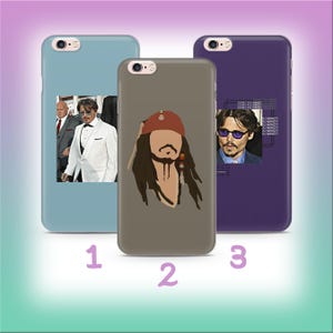 Johnny Depp B7 Phone Case Cover For Apple iPhone 5 SE 2020 2022 6 7 8 X Xs XR MaX PLuS Models USA Movie Film Hero Actor Pirate Sparrow