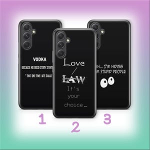 Funny Quote B8 Phone Case Cover For Samsung A13 A14 A15 A16 A25 A26 A33 A34 A35 A36 A53 A54 A55 A56 A72 A73 + More Models Crazy Random Text