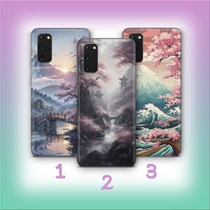 Japan B9 Phone Case Cover For Samsung Galaxy S20 S21 S22 S23 S24 S25 FE Plus Ultra Edge Models Red Sun Art Image Culture House Tokyo City