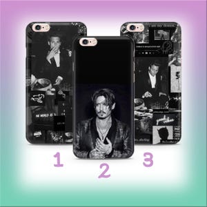 Johnny Depp B6 Phone Case Cover For Apple iPhone 5 SE 2020 2022 6 7 8 X Xs XR MaX PLuS Models USA Movie Film Hero Actor Pirate Sparrow