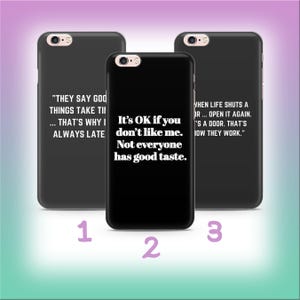 Funny Quote B6 Phone Case Cover For Apple iPhone 5 SE 2020 2022 6 7 8 X Xs XR MaX PLuS Models Crazy Random Cute Amusing Meme Text