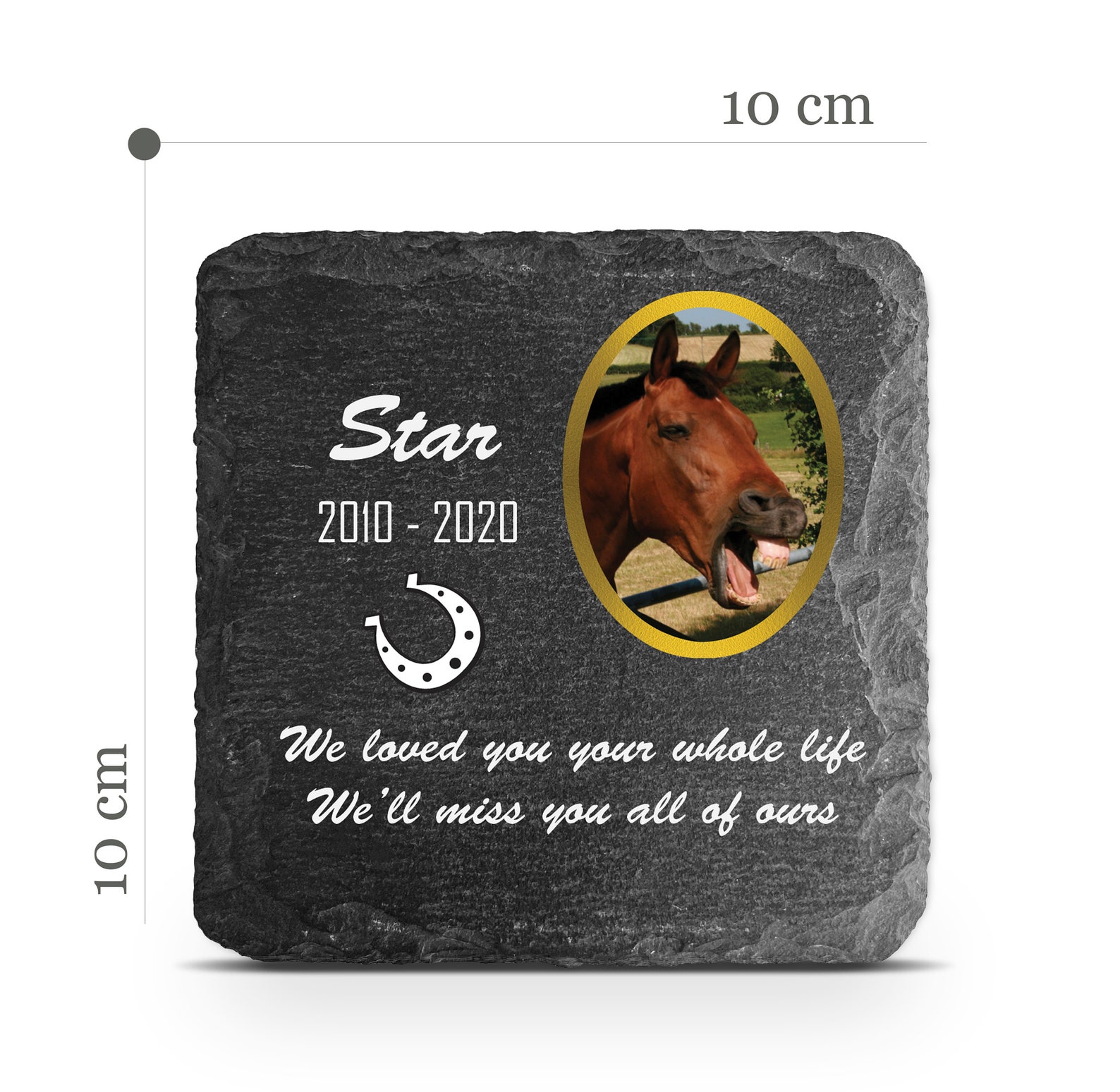 Customizable Pet Memorial Plate Plaque V9 for Cat Dog Horse Etsy
