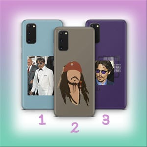 Johnny Depp B7 Phone Case Cover For MANY VARIOUS Samsung Galaxy Models USA Movie Film Hero Actor Pirate Sparrow