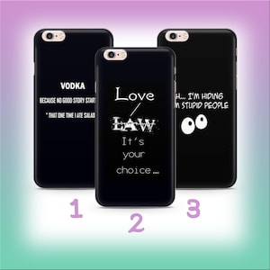 Funny Quote B8 Phone Case Cover For Apple iPhone 5 SE 2020 2022 6 7 8 X Xs XR MaX PLuS Models Crazy Random Cute Amusing Meme Text