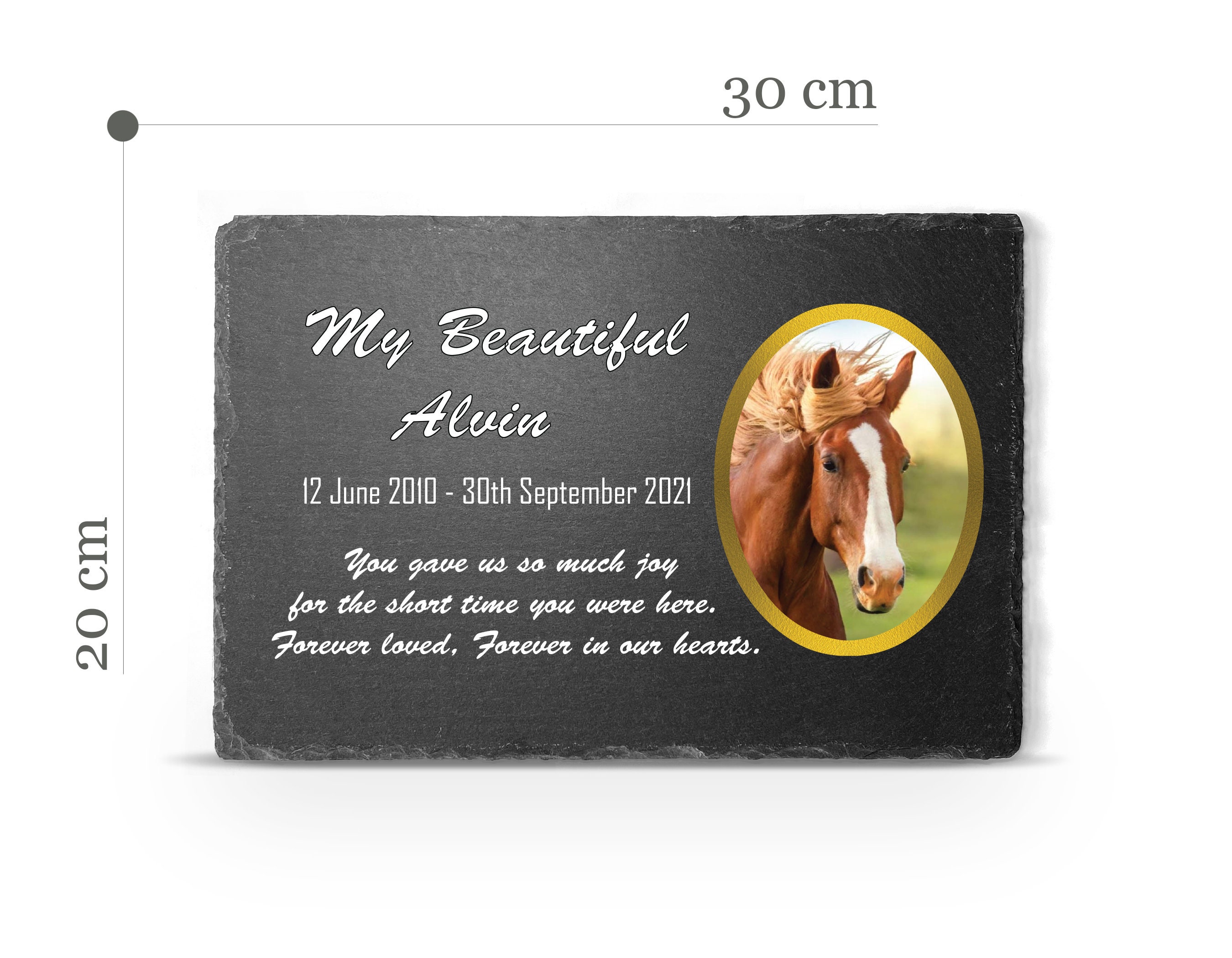 Plaque de box en bois personnalisable -Box - Écurie- modèle CEDAR