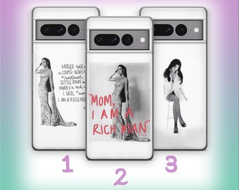 Cher B5 Phone Case Cover For Google Pixel 6 6A 7 7A 8 8A 9 9A 10 Pro XL Models USA American Pop Music Singer Cheryl Sarkisian