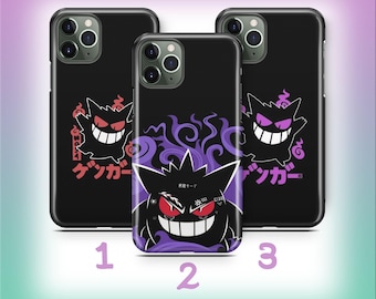Gengar B2 Phone Case Cover For Apple iPhone 11 12 13 14 15 16 e 17 Air PRO Plus Mini Max Models Cartoon Character Hero Fight Figure Hero