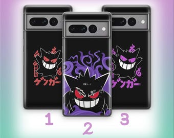 Gengar B2 Phone Case Cover For Google Pixel 6 6A 7 7A 8 8A 9 9A 10 Pro XL Models Cartoon Character Hero Fight Figure Hero