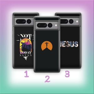 Jesus B5 Phone Case Cover For Google Pixel 6 6A 7 7A 8 8A 9 9A Pro XL Models Lord Christ Holy Spirit Bile Belief Religion
