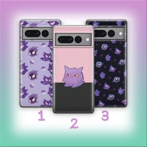 Gengar B1 Phone Case Cover For Google Pixel 6 6A 7 7A 8 8A 9 9A Pro XL Models Cartoon Character Hero Fight Figure Hero