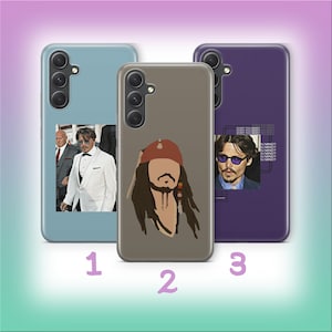 Johnny Depp B7 Phone Case Cover For Samsung A14 A15 A16 A17 A25 A26 A33 A34 A35 A36 A53 A54 A55 A56 A72 A73 + More Models USA Movie Actor
